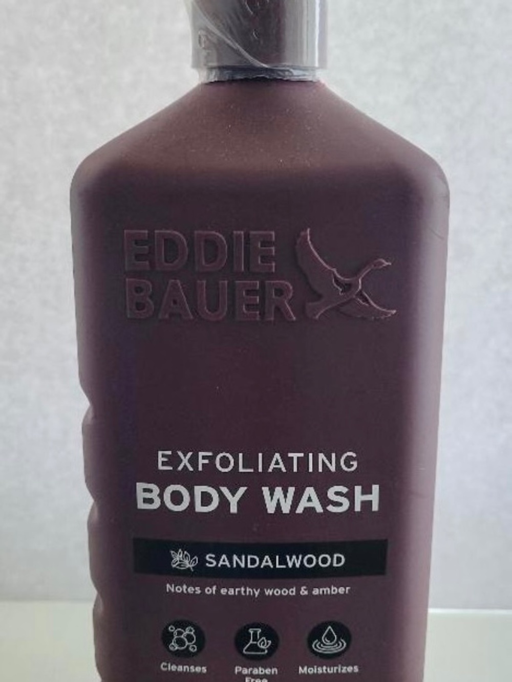 EDDIE BAUER Exfoliating Body Wash For Men Sandalwood 32oz